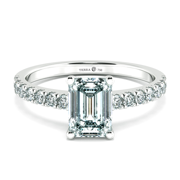 Nhẫn đính hôn Solitaire đai tấm NCH8201